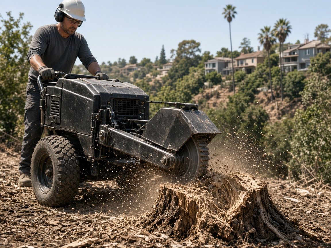 Stump Grinding in Los Angeles, CA